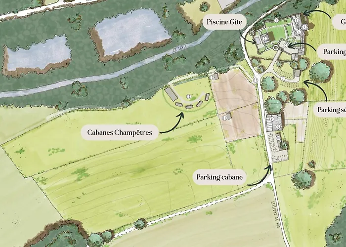 Les Champetres - Le Domaine Des Trois Tilleuls Lodge Villers-la-Ville